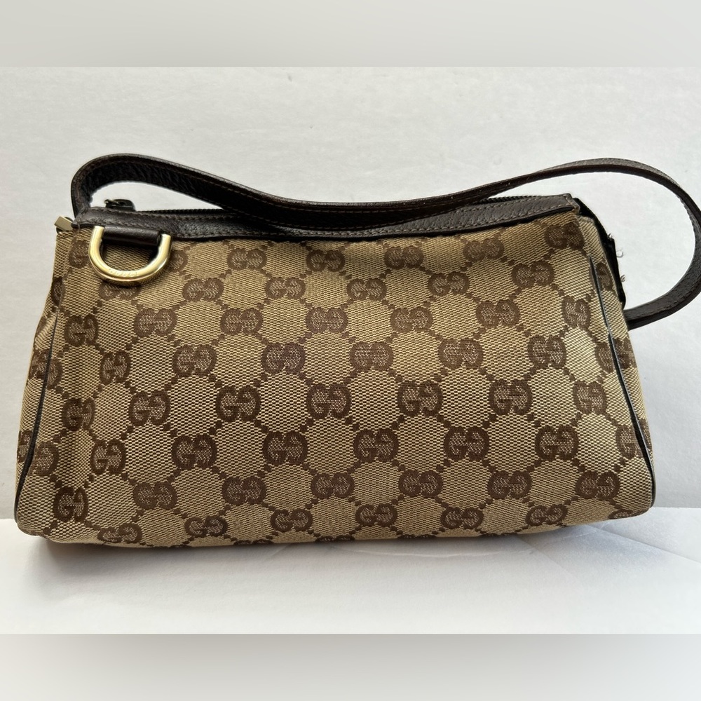 Gucci GG Monogram Handbag Purse Pouch 145750 491403